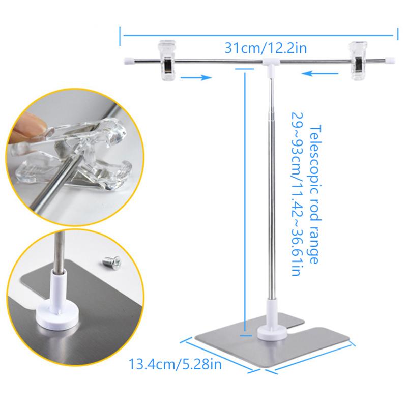 

Backdrop Stand Photo Background Props Cosmetic Poster Stand For Studio Shoot Background Paper T-Frame Photography Accessories