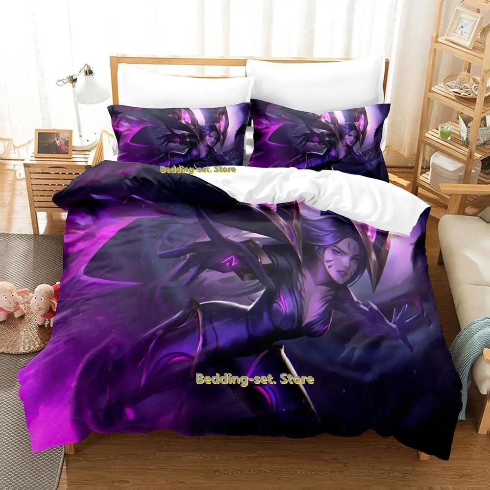 Cool Kai Sa Bettwäsche-Set Einzelbett Twin Full Queen King Size Bettset Erwachsene Kind Schlafzimmer Bettbezug-Sets Anime Bettwäsche