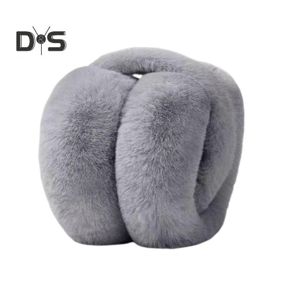 

Женские зимние наушники, толстые плюшевые наушники для защиты ушей, ветрозащитные, складные, противоскользящие, для езды на работу, катания на лыжах, наушники с повязкой на голову серый