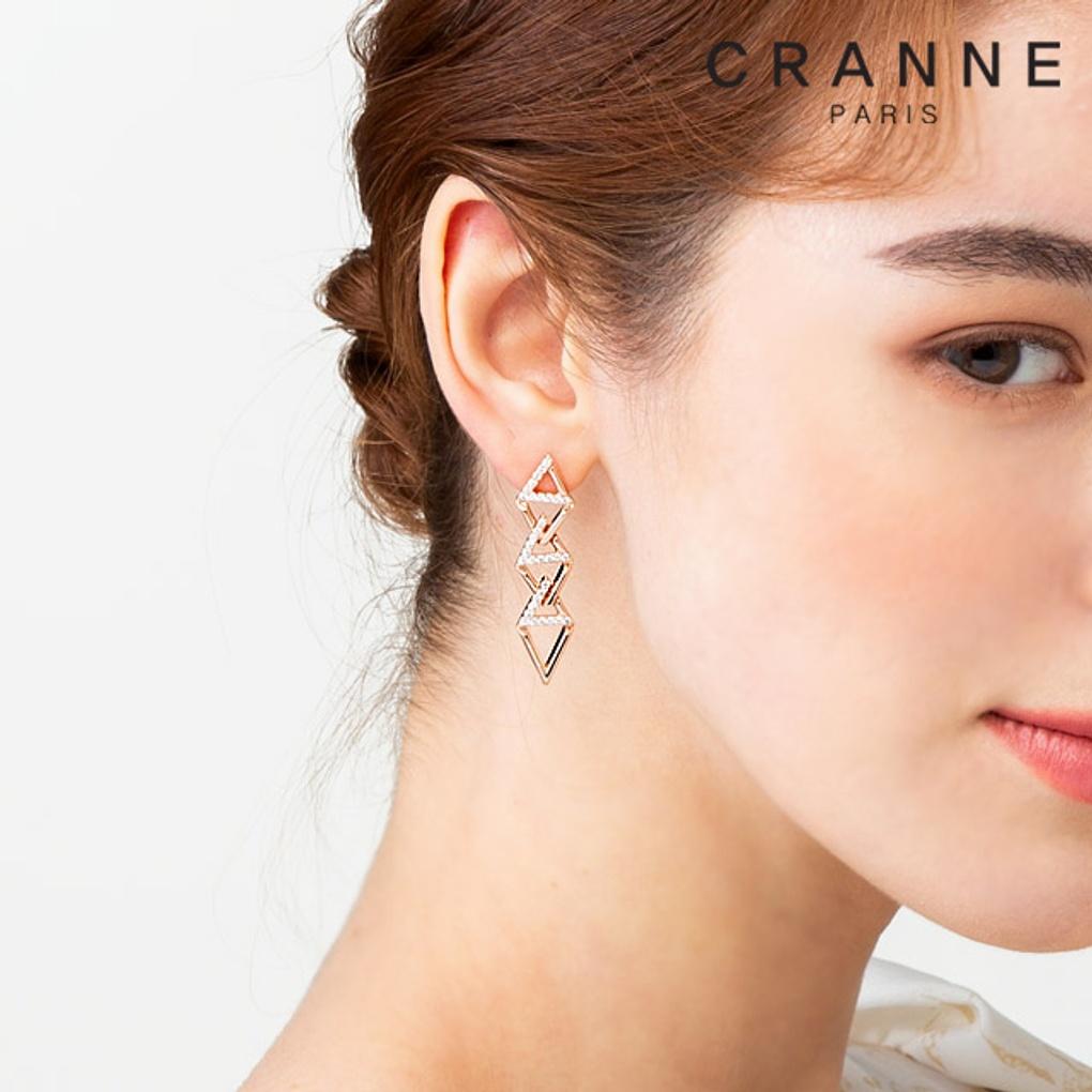 14K Unique Triangle Drop Earrings (Gold Filled) C24EGF095