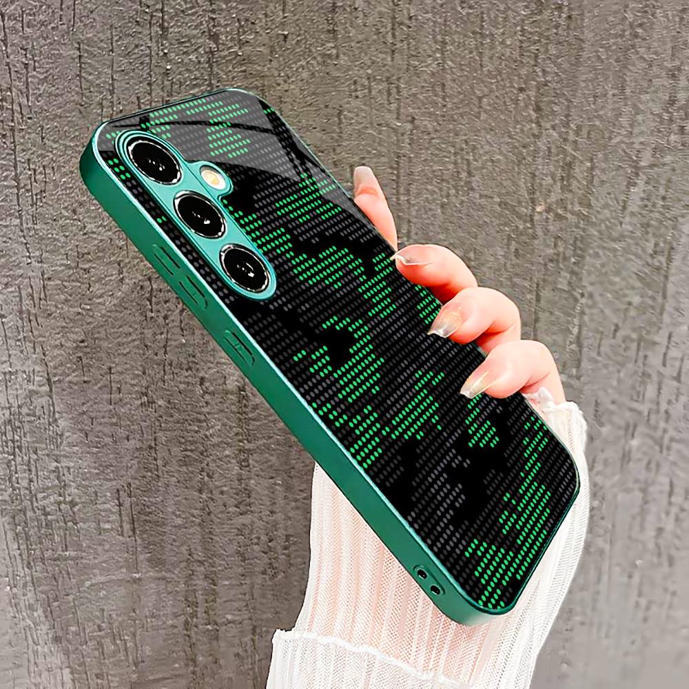PhoneCase Atmosphere Simplicity High-end Electroplating Glass PhoneCase for Samsung Galaxy S26 S25 S24 S23 S22 S21 FE Ultra Plus