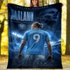 1pc Haaland1 Theme Blanket - Digital Print, Polyester, Cozy for All Seasons, Perfect for Outdoor, and Travel
