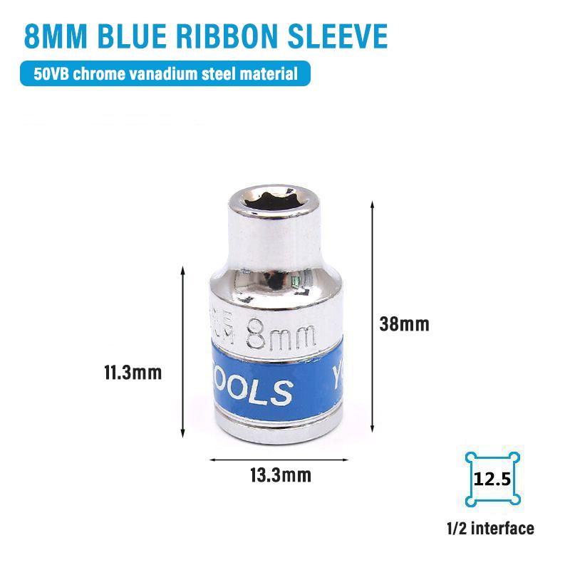 

8-32 мм 1/2 дюйма Шестигранные Метрические Короткие Головки CR-V Трещоточные Ключи Головки Усиленные Высококачественные Ударные Головки для Автомобильного Ремонта