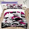 Undertale Pattern Bedding,Quilt Set Quilt Cover Pillowcase Home Birthday Gift (1*duvet cover+2*pillowcase,without core)XSJT0917204