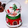 Children's Christmas Decorations: Crystal Ball Music Box Ornament for Tabletop