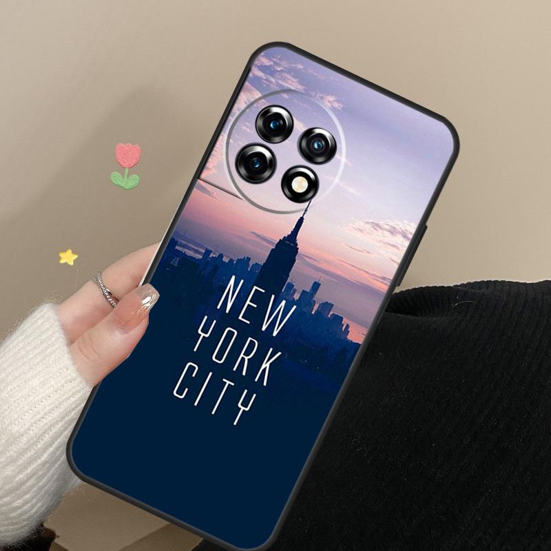 New York City Cover For OnePlus Nord 4 CE 2 3 Lite N20 N30 9 10 Pro 8T 9RT 10T 10R 12R 13R 11 12 13 Case