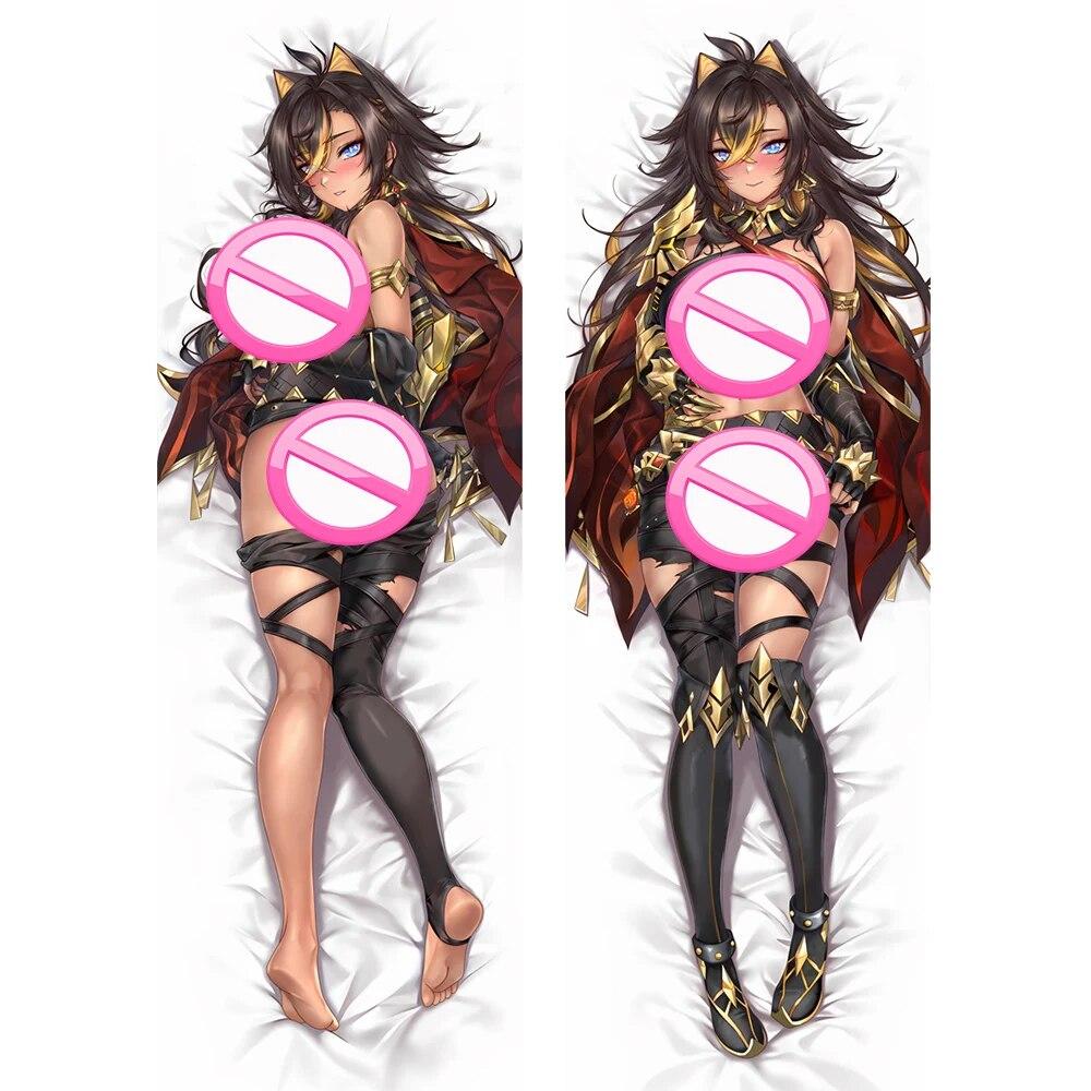 Genshin Impact Dehya Cosplay Anime Spiel Kissen Fall Dakimakura Umarmt Körper Kissenbezug Otaku Kissen Kissen Abdeckung