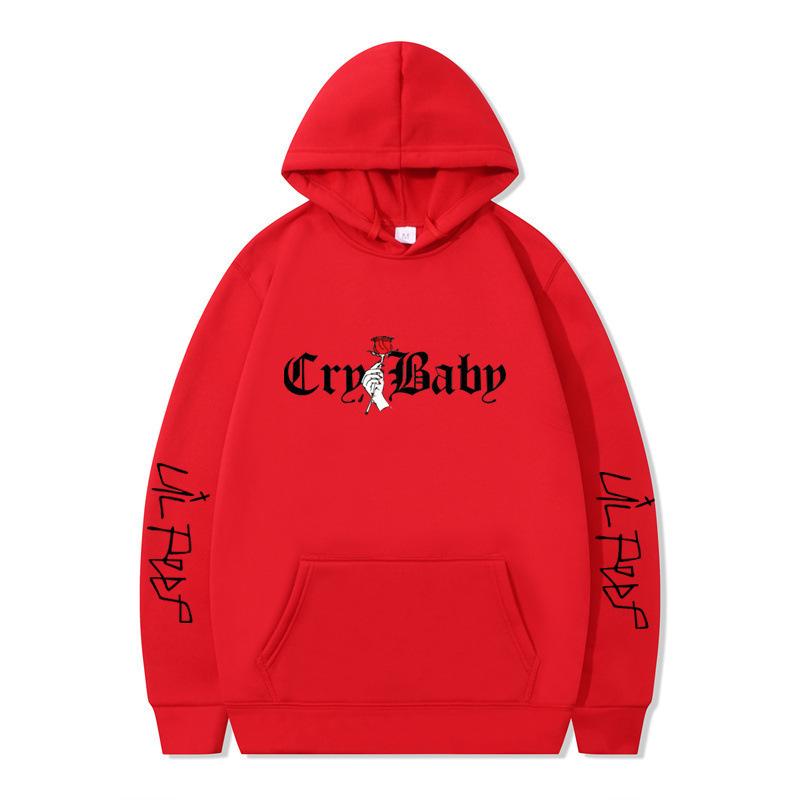 New product, American rap singer lil peep shirt men's and women's fleece hooded sweater