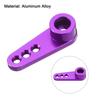 uxcell Aluminum Alloy 25T Steering Servo Single Arm Horn, Purple, for DIY RC CarBoatAirplane Boat Accessories, 3 Pieces