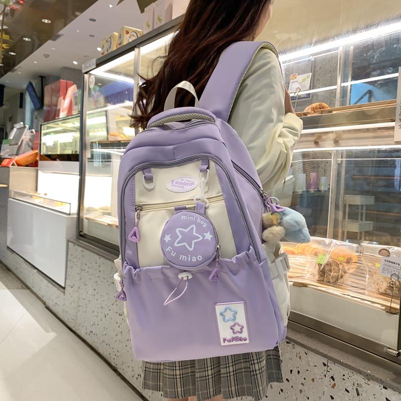 Женский рюкзак со звездным принтом — фото 6