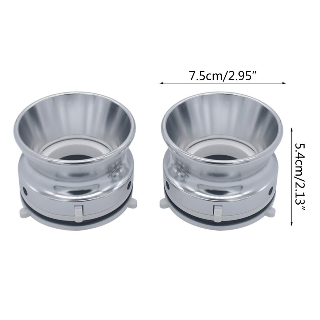 10 Inch 2Pcs Universal Loading Device Opener Adapter For Studer ReVox Aluminium NAB Hub Adapter