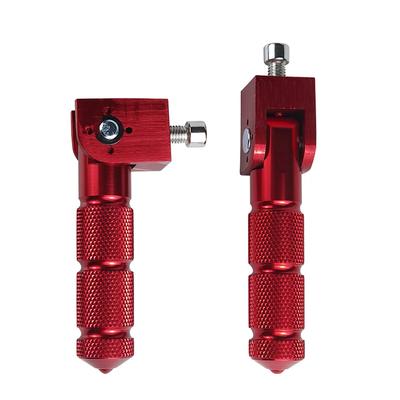 1 Pair Foot Rest Motorcycle Footrests Anti-Slip Foot Rest Scooter Foot Pegs for Electric Vehicles Mopeds Motocross Pedal