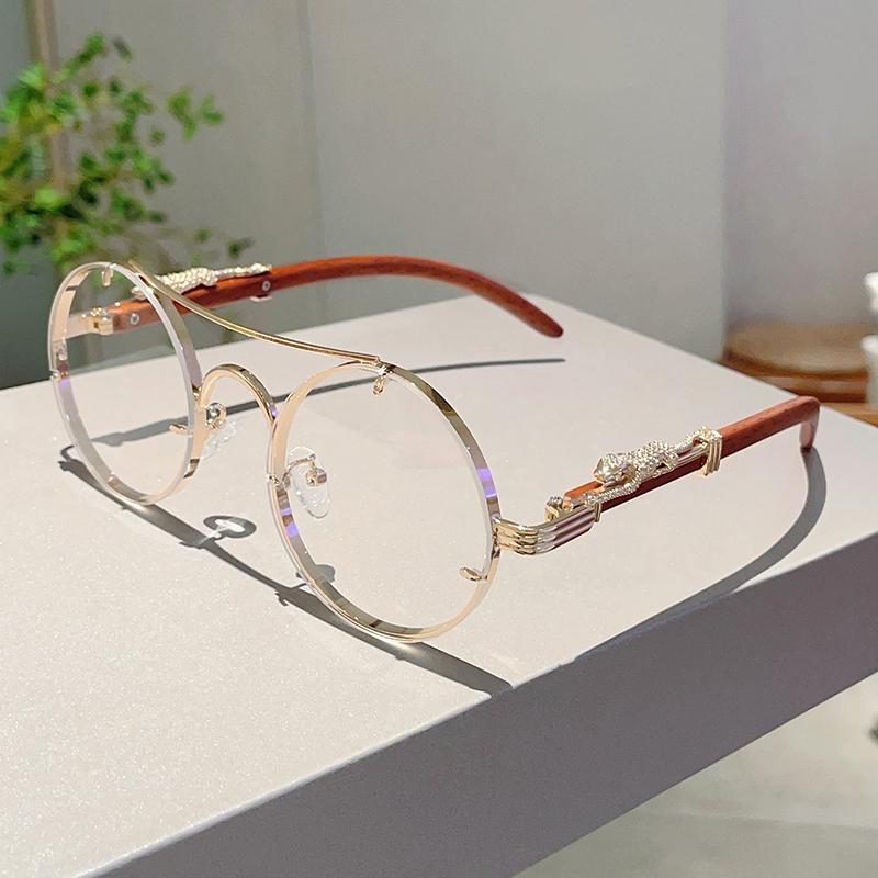 Vintage Round Sunglasses New in Fashion Oversized Gradient Multi-color Shades Trendy Luxury Brand Design Sun Glasses