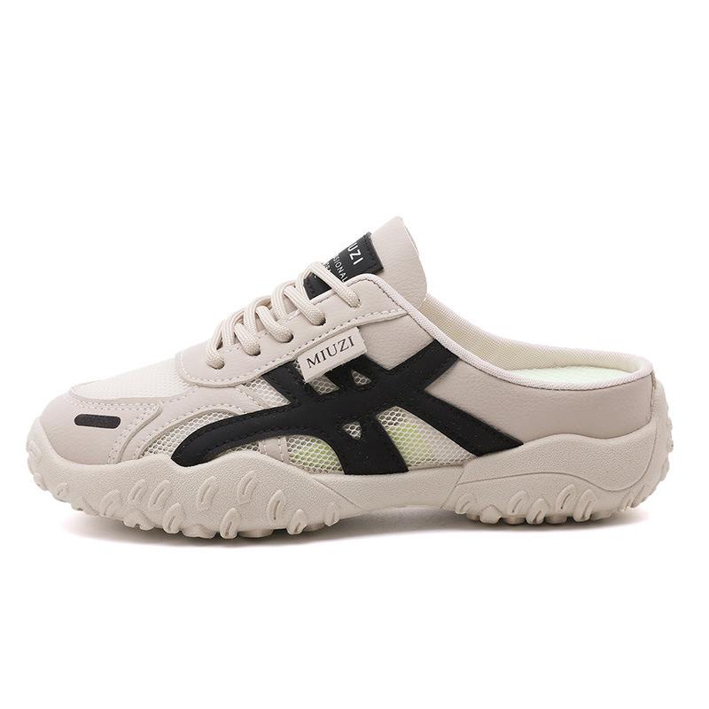 

RD1805 mesh breathable casual shoes women s 2025 summer versatile thick-soled non-slip student running sports moral training 35