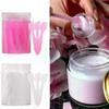 50/100Pcs Cosmetic Spatulas Scoop Face Cream Mask Mud Mixing Plastic Spoon Beauty DIY Tools Eyes Facial Makeup Applicator