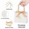 10pcs Small Thank You Gift Bags - Candy Bags With Bow Ribbon For Wedding, Baby Showers, Birthdays, Packaging Box Gift Boxes