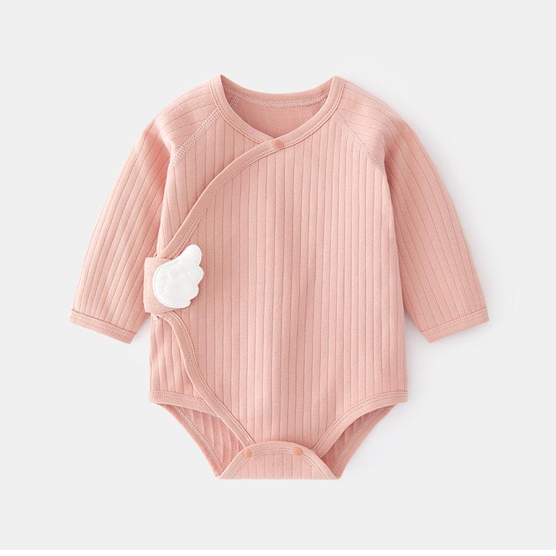 

Pure Cotton Long Sleeve Newborn Baby Romper with Wings 80cm