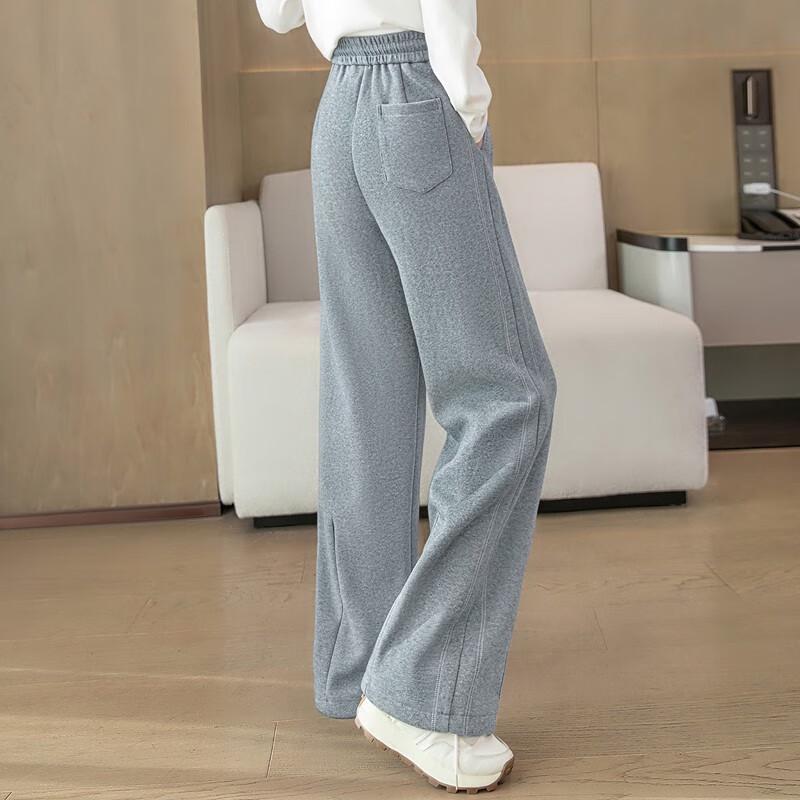 Women's Drawstring Casual Wide-Leg Pants