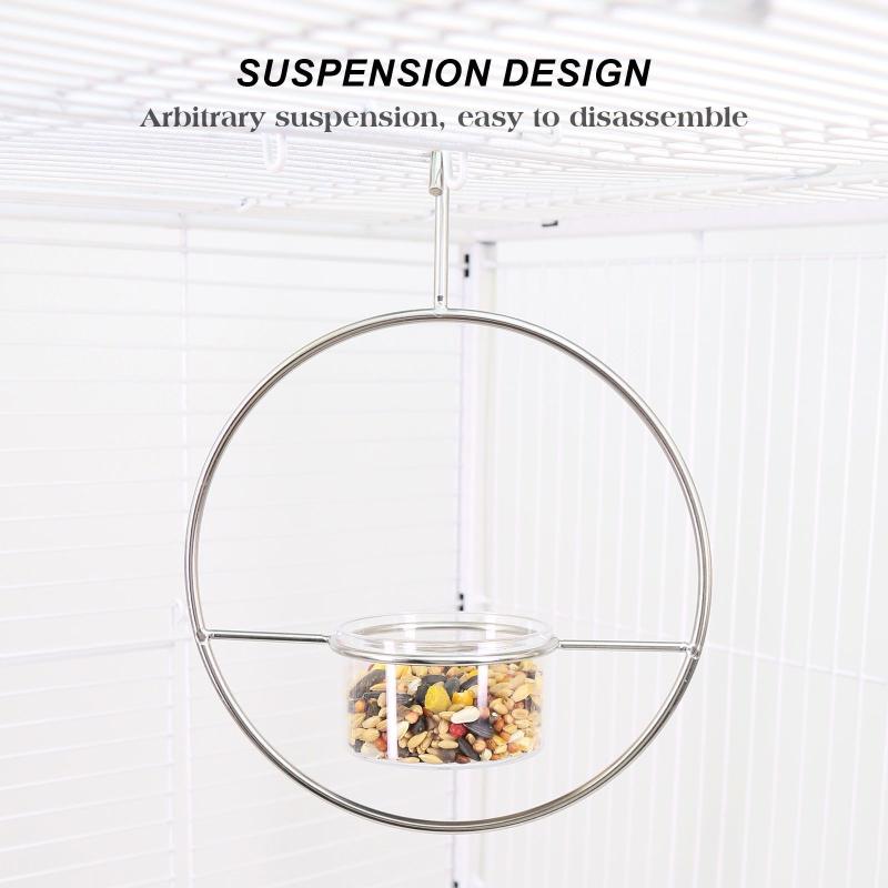 

Hanging Hummingbird Feeder Metal Bottle Humming Bird Feeder Water Bowl Bird Courtyard Garden Water Feeder Decor Supplies 1pc