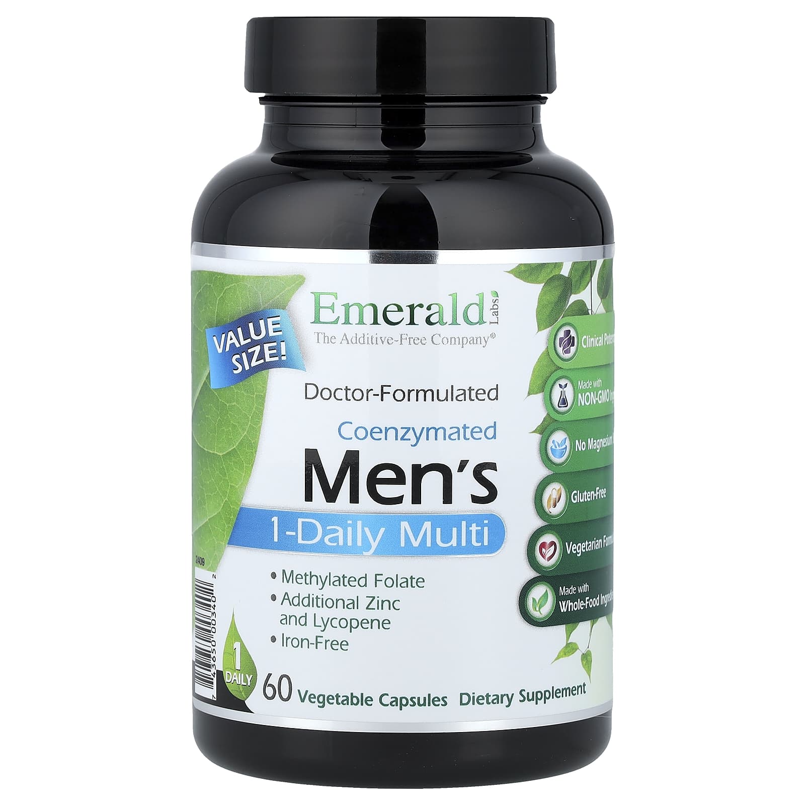 

Coenzymized Men s One-Daily Multi, 60 Veggie Caps