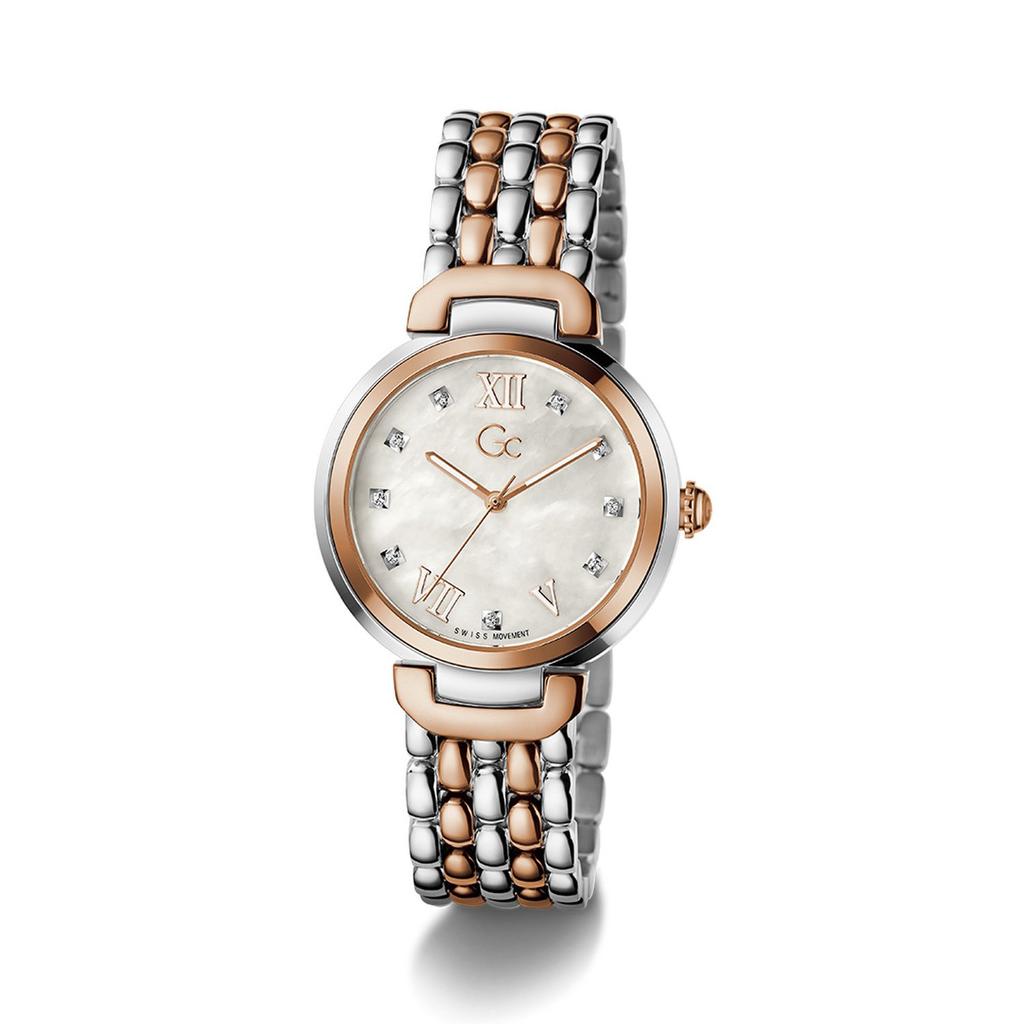[Gc] Silver Rose Gold Allure (Z64001L1) Women's Watch