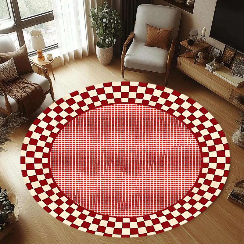 Red Cherry Carpet Mat Rug Home Decoration Living Room Bedroom Floor Decor Vintage Fruit Style Non Slip Rugs Bedroom Decor