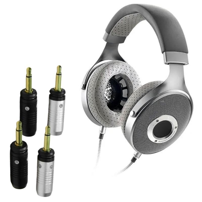3.5mm Stereo Male Plug Connectors Plug Replacement , Gold Plate Plug for Focal Clear Elear Elex Elegia Earphone