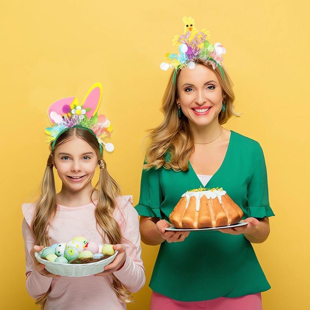 Hair Decoration Party Headwear Rabbit Ears Easter Headgear New Easter Headbands