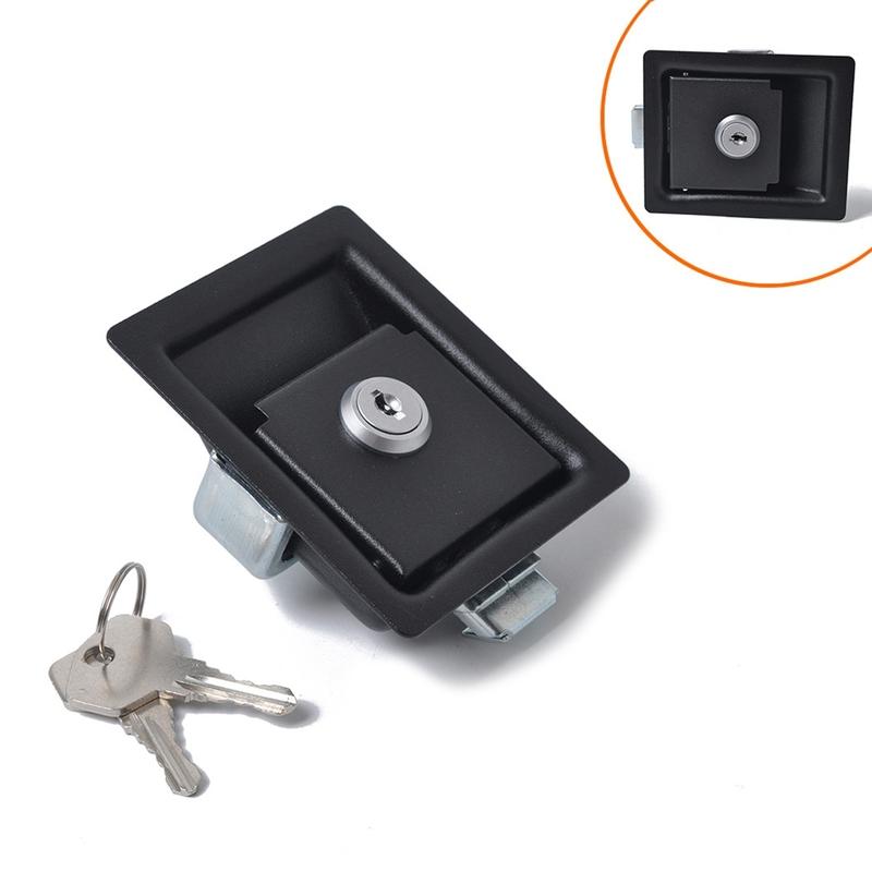 2PCS Trailer Tool Box Locks Door Paddle Handle Latch Paddle Locks For RV Camper Truck Trailer