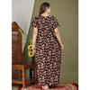 Beautiful Printed Women Maxi Nighty Indian Bollywood Summer Wear Night Gown