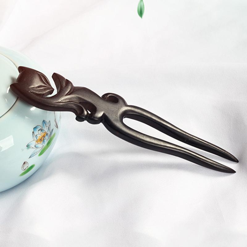 Čínské vlásenky vyřezávané santalové dřevo krok třesení vintage šaty hanfu vlasové vidličky šperky tvar kvetoucí švestky vlasové doplňky