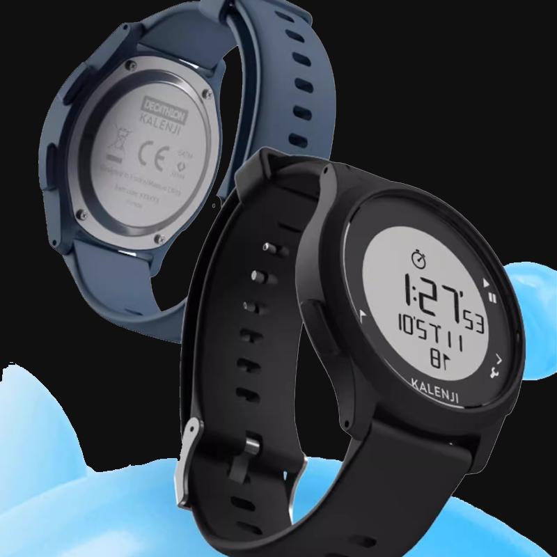 DECATHLON W100 M Series Electronic Movement Resin Strap National Watch Unisex Grey Dial