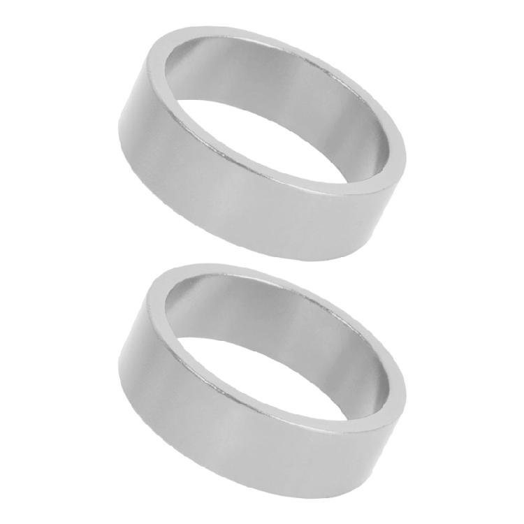 2Pcs Aluminum Alloy Headset Spacer Replacement Road Bike Stem Washer Bicycles Handlebar Stem Rise Up Adjust Washers