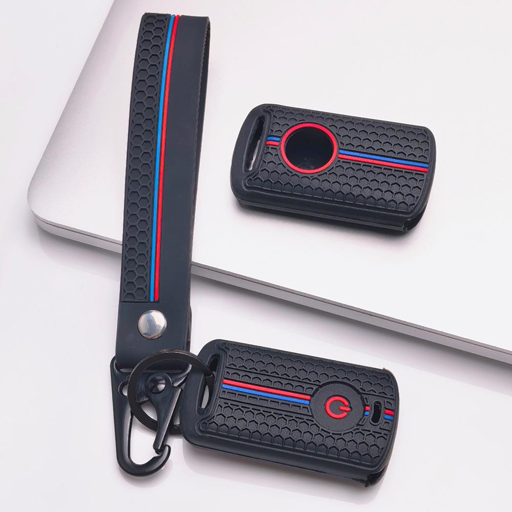 Moto Key Cover for Honda Fit PCX Forza SH150 SH300 XADV Vario Scoopy Yamaha Nmax Xmax Aerox Filano Lexi Fazzio Freego TMAX with Keychain Key Fob Case