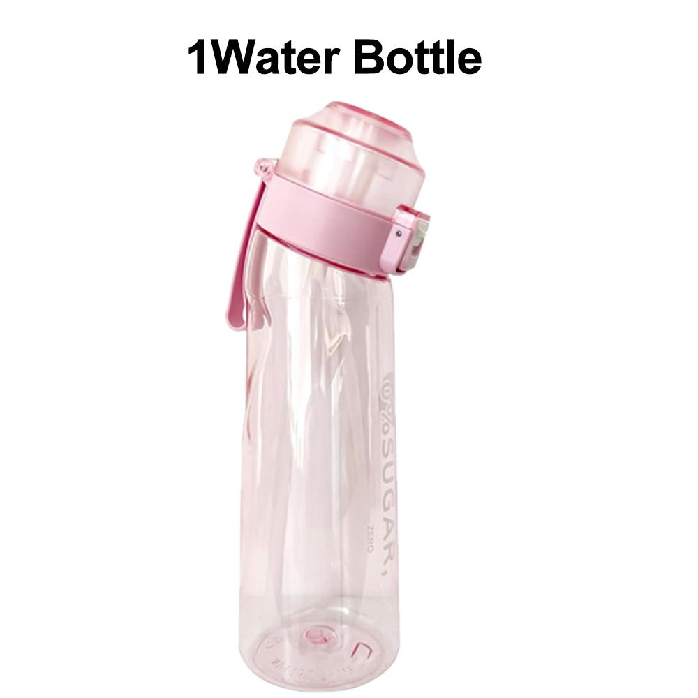Flavored Water Bottle 650ml Sports Alr Up Drinking Bottle 7 Fruit Fragrance Pods Water Cup for Outdoor Camping Fitness Fashion