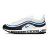 Nike Air Max 97 GS White Signal Blue Kids Sneakers Black Pure-Platinum 921522-107