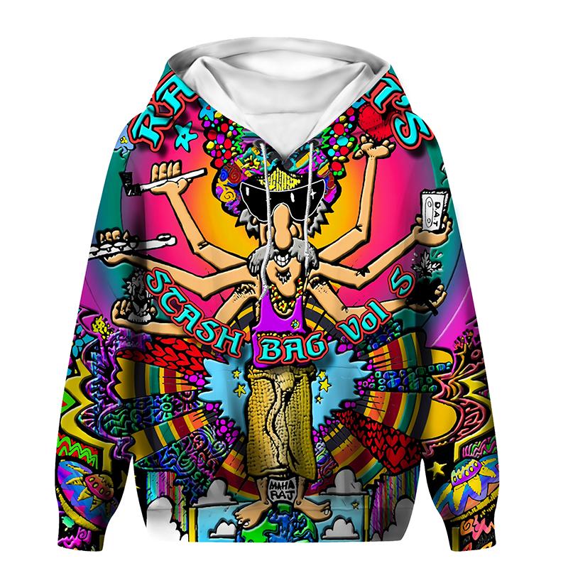 Moda Personalizada 3D Impresión digital Flojo Sudadera Camisa Sportswear Moda Personalizada 3D Impresión digital Flojo Sudadera Camisa Sportswear