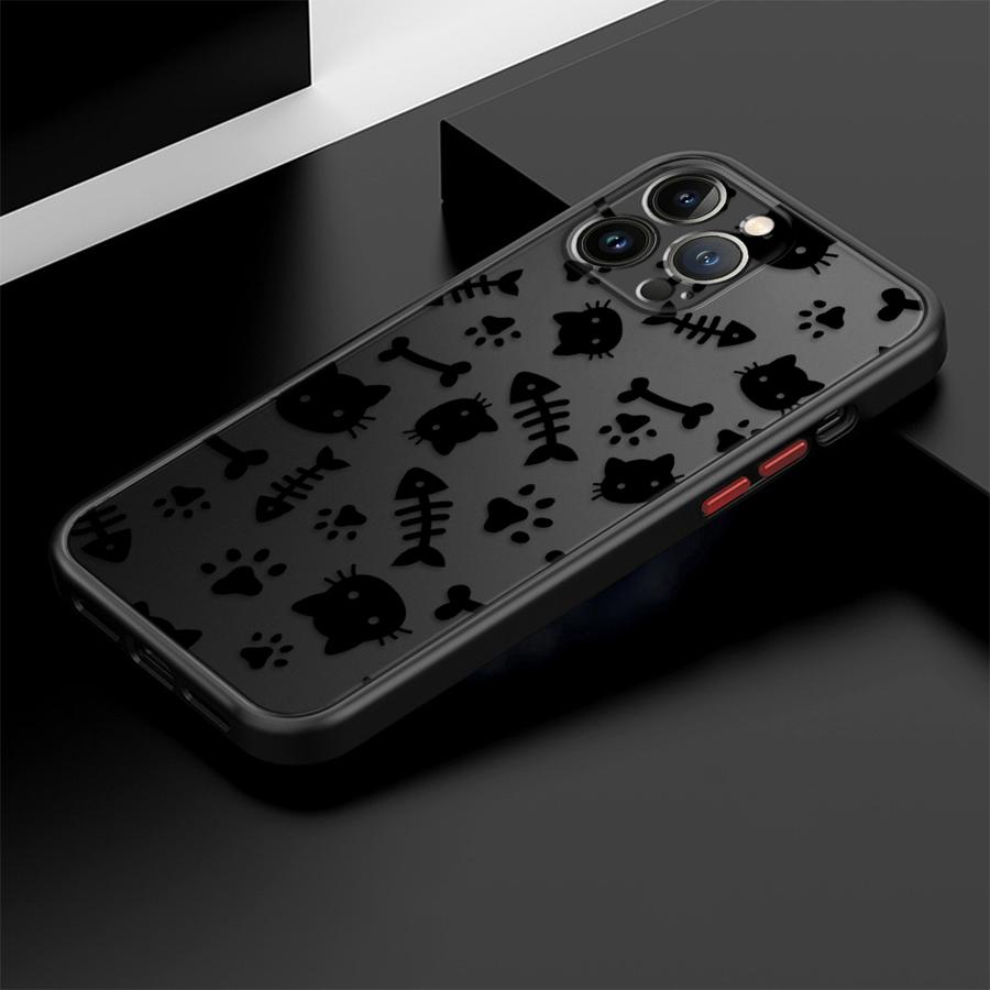 Kitten Paw Prints Case for iPhone 15 Plus 12 17 Air 11 13 Mini 14 16e 17 16 Pro Max XS Back Phone Cover