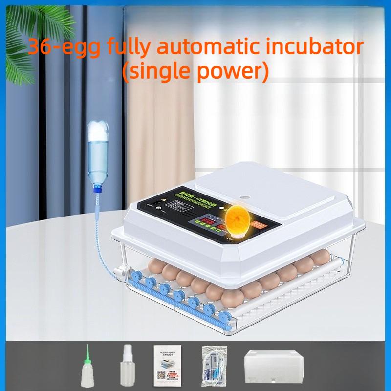 Mini Fully Automatic Poultry Egg Incubator with Auto Egg Turning Household Brooder for Hatching Chicken Duck Goose Bird Eggs