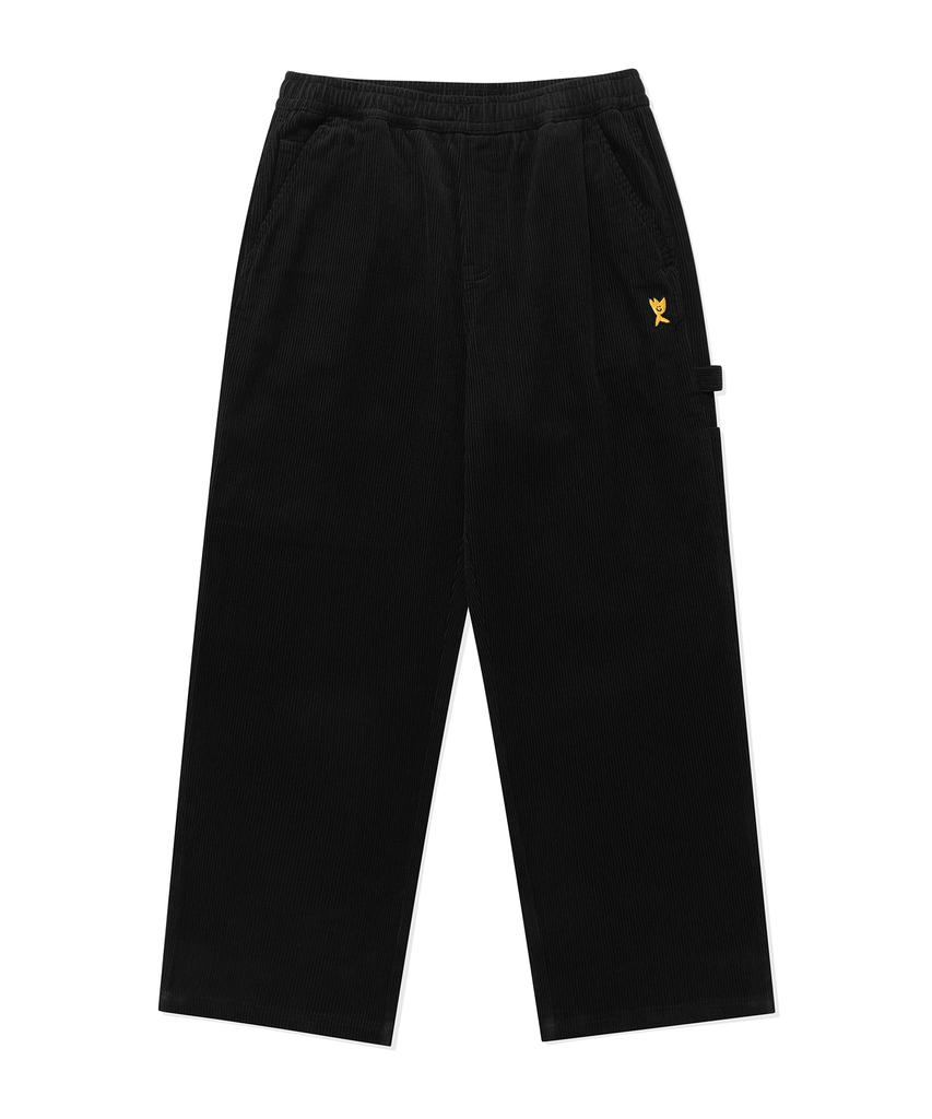 WACKY WILLY Corduroy Carpenter Pants Black
