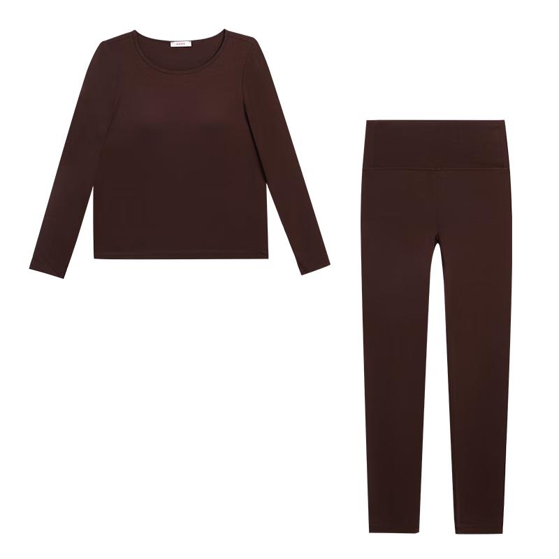 

Aimer Термокомплект с круглым вырезом и встроенным бюстгальтером, прилегающий к коже L (170)