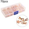 Kit Copper Terminals Storage Box Ring Lug Crimp Cable Wire Replacement