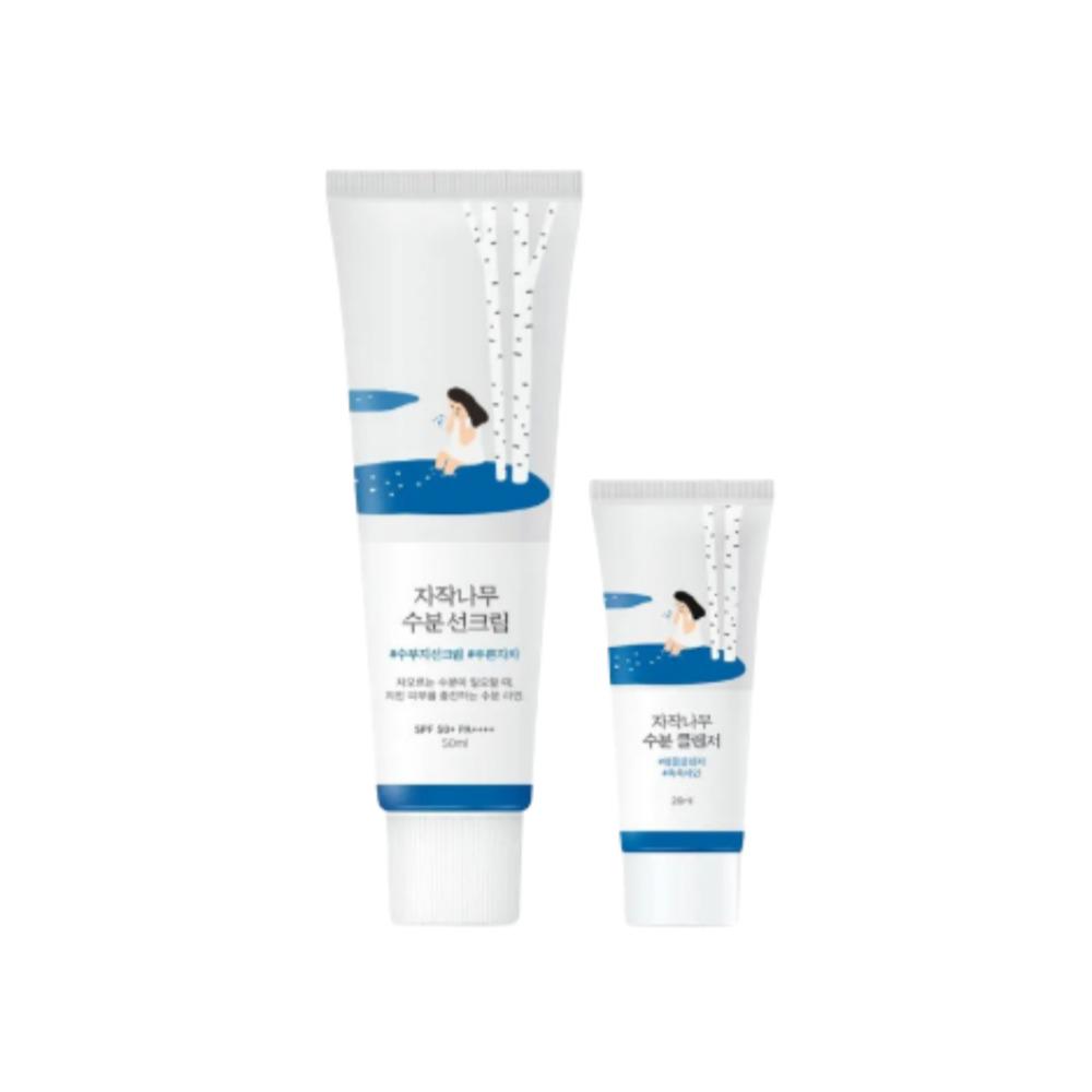 

ROUND LAB Birch Juice Moisturizing Sunscreen SPF50+ PA++++ Hydrating UV Protection 50ml (+Cleanser 20ml Gift)