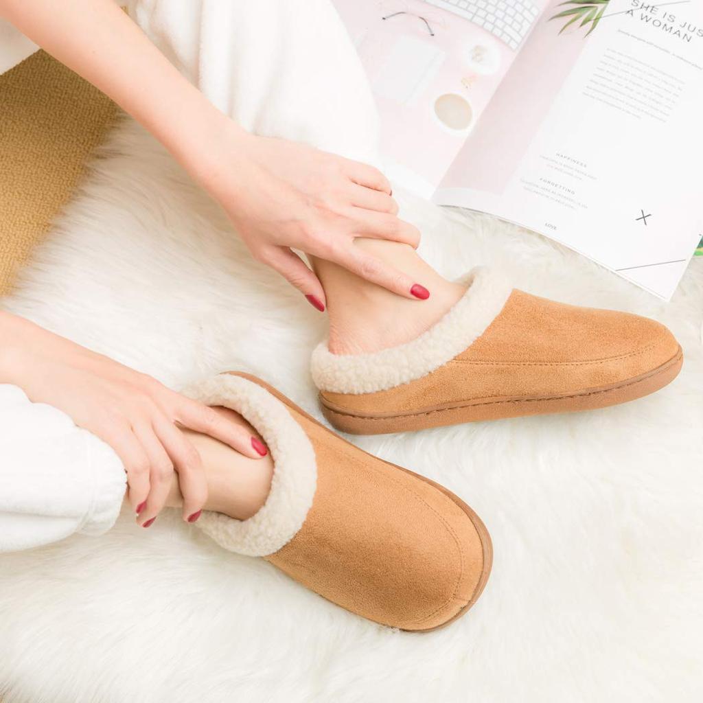 Newdenber NDB Room Winter Shoes with Fur Warm Fur Wear Shoes, Slippers, Lining, Clogs, Sandals, Indoor/Outdoor