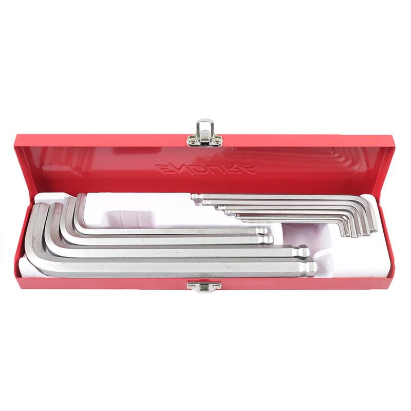 ENDURA 12-Piece Metric Long Arm Ball End Hex Key Set