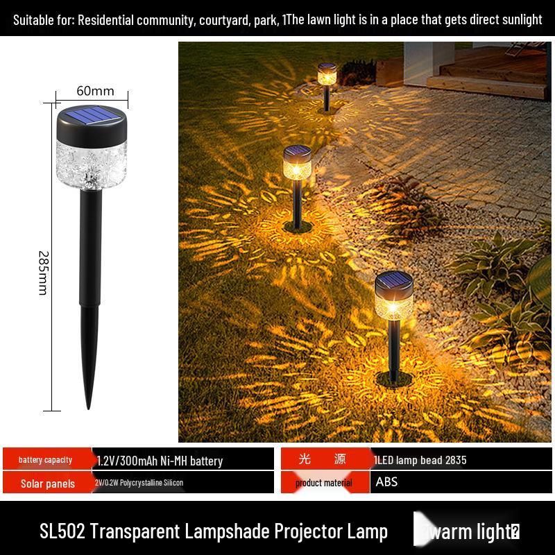 Waterproof Solar Yard and Lawn Decorative Lights for Outdoor Garden and Villa Arrangement