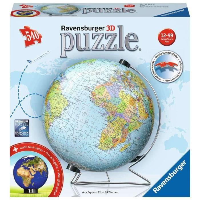 Ravensburger 11159 - COMMUTATEUR KVM - Globe En Langue Allemande