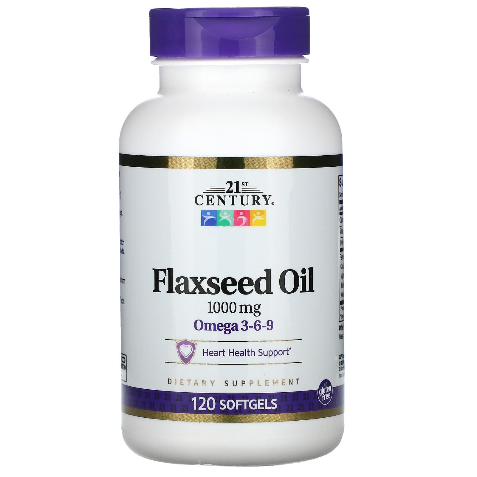 

21st Century, Flaxseed Oil, 1,000Mg, 120 Softgels