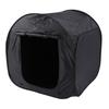 Kids Sensory Tent Portable Pop Up Children Play Tent Black with Door and Window for Indoor