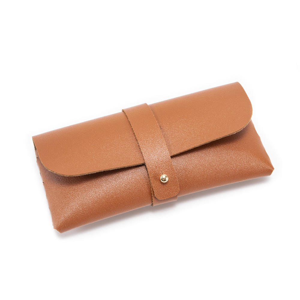 1Pcs Glasses Case Women Leather Soft Glasses Bag Fashion Portable Sunglasses Box Bag Accessories Eyeglasses Case Sunglasses Box